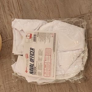 Halloween costume naval officer white